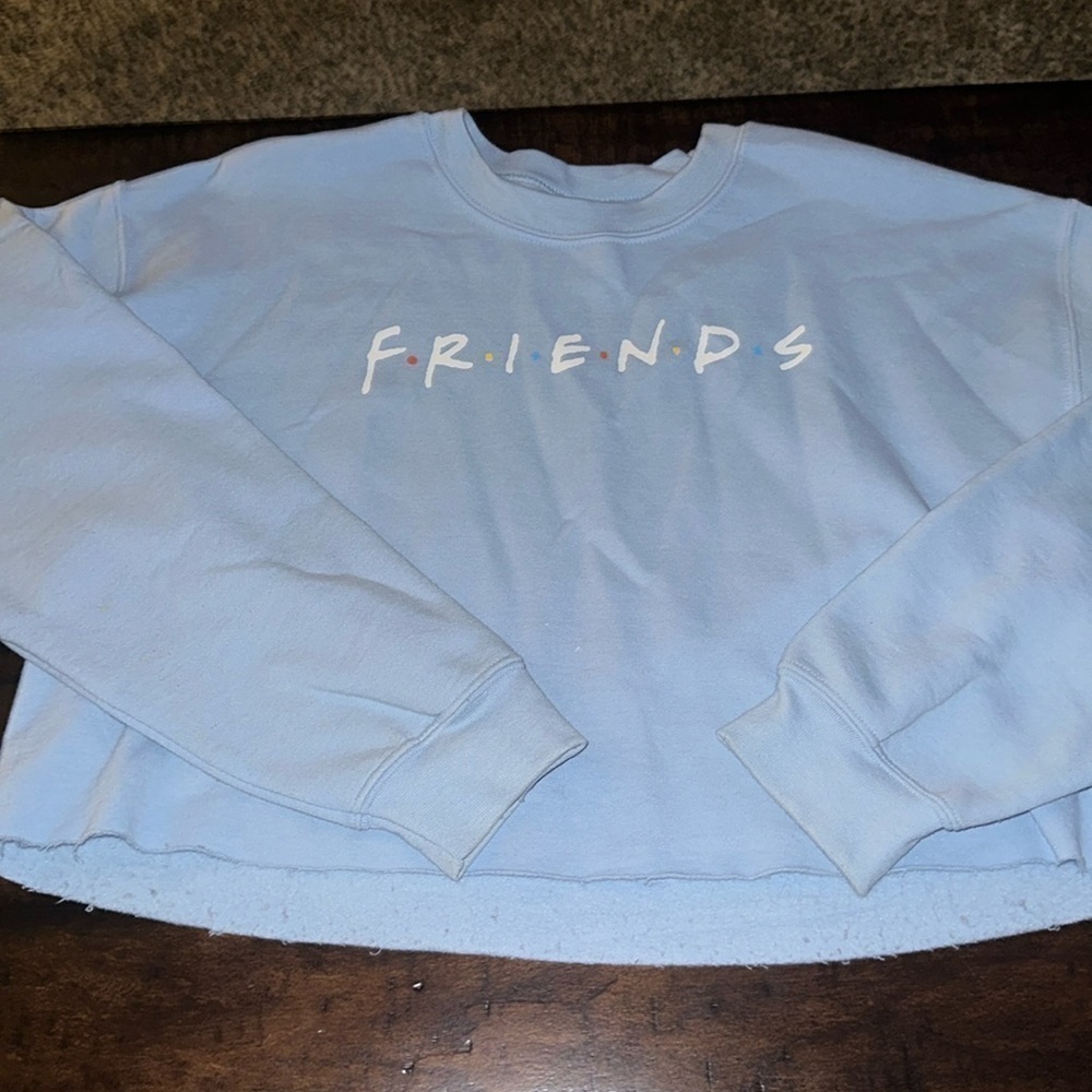 Friends sz L cropped sweatshirt - Picture 1 of 5